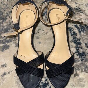 Kelly & Katie Black Strappy Sandals
